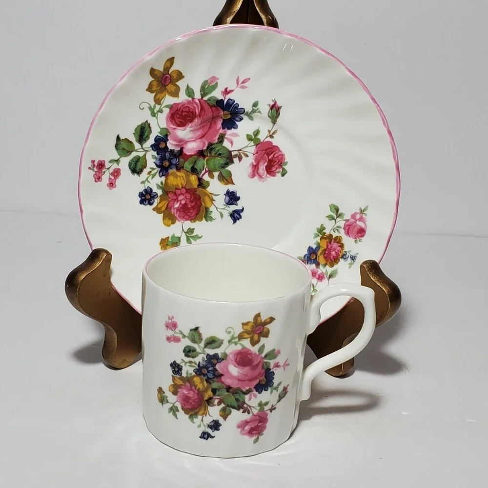 The Butchant Gardens Demitasse Teacup and Saucer Small